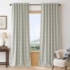 imageNICETOWN 100 Blackout Plaid Curtains 90 inches Long for Bedroom Rod Pocket ampamp Back Tab Brighton Windowpane Pattern Window Treatments for Living Room Taupe W52 x L90 2 PanelsBlack