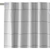 imageNICETOWN 100 Blackout Plaid Curtains 90 inches Long for Bedroom Rod Pocket ampamp Back Tab Brighton Windowpane Pattern Window Treatments for Living Room Taupe W52 x L90 2 PanelsNavy Blue
