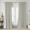 imageNICETOWN 100 Blackout Plaid Curtains 90 inches Long for Bedroom Rod Pocket ampamp Back Tab Brighton Windowpane Pattern Window Treatments for Living Room Taupe W52 x L90 2 PanelsForest Green