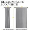 imageNICETOWN Blackout Curtain Panels for Window  Energy Efficient ampamp Noise Reducing Thermal Insulated Rod Pocket Blackout DrapesDraperies for Living Room Silver Grey 2 Panels W52 inches x L63 inches