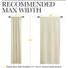 imageNICETOWN Kitchen Curtains Short Blackout Curtains ampamp Drapes Home Decoration Privacy Thermal Insulated Curtains for Unicorn Theam Room Beige 42quot Wide 54quot Long 2 PCs
