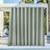 imageNICETOWN Room Darkning Bedroom Curtain W84 x L84 Stainless Steel Grommet Top Blackout Heavy Weight Window Treatment Thermal Insulated Sunlight Block Drape Panel for Sun RoomPorch TanSage Green