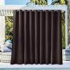 imageNICETOWN Room Darkning Bedroom Curtain W84 x L84 Stainless Steel Grommet Top Blackout Heavy Weight Window Treatment Thermal Insulated Sunlight Block Drape Panel for Sun RoomPorch TanToffee Brown