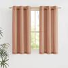 imageNICETOWN Rustic Linen 102 inch Long Curtains for Living Room Grommet Privacy Added Thick Linen Weave with Light Filter Window Curtains ampamp Drapes for Bedroom Olive Green W55 x L102 2 PanelsTerracotta