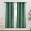 imageNICETOWN Rustic Linen 102 inch Long Curtains for Living Room Grommet Privacy Added Thick Linen Weave with Light Filter Window Curtains ampamp Drapes for Bedroom Olive Green W55 x L102 2 PanelsOlive Green