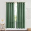 imageNICETOWN Rustic Linen 102 inch Long Curtains for Living Room Grommet Privacy Added Thick Linen Weave with Light Filter Window Curtains ampamp Drapes for Bedroom Olive Green W55 x L102 2 PanelsOlive Green