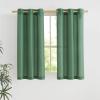 imageNICETOWN Rustic Linen 102 inch Long Curtains for Living Room Grommet Privacy Added Thick Linen Weave with Light Filter Window Curtains ampamp Drapes for Bedroom Olive Green W55 x L102 2 PanelsOlive Green