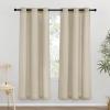 imageNICETOWN Rustic Linen 102 inch Long Curtains for Living Room Grommet Privacy Added Thick Linen Weave with Light Filter Window Curtains ampamp Drapes for Bedroom Olive Green W55 x L102 2 PanelsAngora