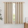 imageNICETOWN Rustic Linen 102 inch Long Curtains for Living Room Grommet Privacy Added Thick Linen Weave with Light Filter Window Curtains ampamp Drapes for Bedroom Olive Green W55 x L102 2 PanelsAngora
