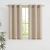 imageNICETOWN Rustic Linen 102 inch Long Curtains for Living Room Grommet Privacy Added Thick Linen Weave with Light Filter Window Curtains ampamp Drapes for Bedroom Olive Green W55 x L102 2 PanelsAngora
