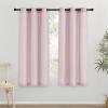 imageNICETOWN Rustic Linen 102 inch Long Curtains for Living Room Grommet Privacy Added Thick Linen Weave with Light Filter Window Curtains ampamp Drapes for Bedroom Olive Green W55 x L102 2 PanelsBlush Pink