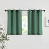 imageNICETOWN Rustic Linen 102 inch Long Curtains for Living Room Grommet Privacy Added Thick Linen Weave with Light Filter Window Curtains ampamp Drapes for Bedroom Olive Green W55 x L102 2 PanelsOlive Green