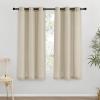 imageNICETOWN Rustic Linen 102 inch Long Curtains for Living Room Grommet Privacy Added Thick Linen Weave with Light Filter Window Curtains ampamp Drapes for Bedroom Olive Green W55 x L102 2 PanelsAngora
