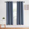 imageNICETOWN Blackout Curtains for Bedroom Stone Blue 34quot Wide by 70quot Long Home Decoration Thermal Insulated Noise Reducing Curtains ampamp Drapes for Boys Room Privacy Panels
