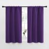 imageNICETOWN Kitchen Curtains Blackout Drapes ampamp Curtains Energy Smart Window Treatment Curtain Panels for Bedroom Royal Purple 34 in x 45 in W x L Set of 2