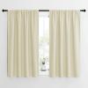imageNICETOWN Kitchen Curtains Short Blackout Curtains ampamp Drapes Home Decoration Privacy Thermal Insulated Curtains for Unicorn Theam Room Beige 42quot Wide 54quot Long 2 PCs