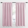 imageNICETOWN RV Blackout Curtains for Camper Windows Baby Pink 29quot Wide by 50quot Long 2 PCs Short Blackout Curtains ampamp Drapes Thermal Insulated Blackout Curtain Panels for Kids Room Play Room