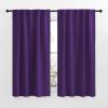 imageNICETOWN RV Curtains for Camper Windows  Royal Purple Color 42x50 Inch 2 Panels Set Thermal Insulated Room Darkening Blackout DrapesDraperies with Rod Pocket ampamp Back Tab for Half Window