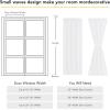 imageNICETOWN Door Curtain Panel Grey French Door Curtains Blackout Thermal Insulated Curtain Sidelight Privacy for WindowLiving RoomDoorwaysClassroom 25W by 72L inches 1 PanelWhite