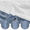 imageNICETOWN Girls Curtains for Bedroom Kids Room Decor White Mosquito Net amp Blackout Ombre Drapes Mix amp Match Star Cut Curtain Panels for Nursery Teal amp Purple Each is W52 x L84 Sold by 2 PCsMoon Star  Stone Blue
