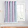 imageNICETOWN Girls Curtains for Bedroom Kids Room Decor White Mosquito Net amp Blackout Ombre Drapes Mix amp Match Star Cut Curtain Panels for Nursery Teal amp Purple Each is W52 x L84 Sold by 2 PCsBlue  Purple  Pink