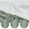 imageNICETOWN Girls Curtains for Bedroom Kids Room Decor White Mosquito Net amp Blackout Ombre Drapes Mix amp Match Star Cut Curtain Panels for Nursery Teal amp Purple Each is W52 x L84 Sold by 2 PCsMoon Star  Sage Green