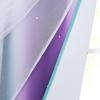 imageNICETOWN Girls Curtains for Bedroom Kids Room Decor White Mosquito Net amp Blackout Ombre Drapes Mix amp Match Star Cut Curtain Panels for Nursery Teal amp Purple Each is W52 x L84 Sold by 2 PCsTeal  Purple