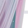 imageNICETOWN Girls Curtains for Bedroom Kids Room Decor White Mosquito Net amp Blackout Ombre Drapes Mix amp Match Star Cut Curtain Panels for Nursery Teal amp Purple Each is W52 x L84 Sold by 2 PCsBlue  Purple  Pink