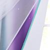 imageNICETOWN Girls Curtains for Bedroom Kids Room Decor White Mosquito Net amp Blackout Ombre Drapes Mix amp Match Star Cut Curtain Panels for Nursery Teal amp Purple Each is W52 x L84 Sold by 2 PCsTeal  Purple