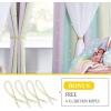 imageNICETOWN Kids Girls Bedroom Pink Curtains Star Cutout Blackout with White Sheer Pastel Nursery Window Curtain Panels for Thanksgiving Lavender Pink 2Pcs W52 x L84Purple  Blue  Yellow