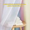 imageNICETOWN Kids Girls Bedroom Pink Curtains Star Cutout Blackout with White Sheer Pastel Nursery Window Curtain Panels for Thanksgiving Lavender Pink 2Pcs W52 x L84Rainbow3