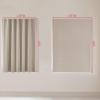 imageNICETOWN Natural Sand Linen Self Adhesive 100 Blackout RV Curtain Drape No Drill Easy to Install Camper Curtains for Kitchen Window Cover W35 x L63 1 PanelNatural Sand