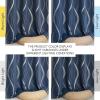 imageNICETOWN Blackout Curtain Panels 72 inches  Light Reducing Thermal Insulated Solid Grommet Blackout CurtainsPanelsDrapes for Living RoomNurseryKids Room Set of 2 52 inches by 72 Inch Black100 Blackout  Stone Blue