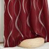 imageNICETOWN Blackout Curtain Panels 72 inches  Light Reducing Thermal Insulated Solid Grommet Blackout CurtainsPanelsDrapes for Living RoomNurseryKids Room Set of 2 52 inches by 72 Inch Black1  Burgundy Red