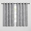 imageNICETOWN Blackout Curtain Panels 72 inches  Light Reducing Thermal Insulated Solid Grommet Blackout CurtainsPanelsDrapes for Living RoomNurseryKids Room Set of 2 52 inches by 72 Inch Black1  Silver Grey