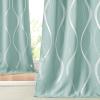 imageNICETOWN Blackout Curtain Panels 72 inches  Light Reducing Thermal Insulated Solid Grommet Blackout CurtainsPanelsDrapes for Living RoomNurseryKids Room Set of 2 52 inches by 72 Inch Black1  Aqua Blue