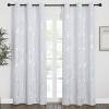 imageNICETOWN Blackout Curtain Panels 72 inches  Light Reducing Thermal Insulated Solid Grommet Blackout CurtainsPanelsDrapes for Living RoomNurseryKids Room Set of 2 52 inches by 72 Inch Black1  Greyish White
