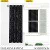 imageNICETOWN Blackout Curtain Panels 72 inches  Light Reducing Thermal Insulated Solid Grommet Blackout CurtainsPanelsDrapes for Living RoomNurseryKids Room Set of 2 52 inches by 72 Inch Black2  Black
