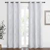 imageNICETOWN Blackout Curtain Panels 72 inches  Light Reducing Thermal Insulated Solid Grommet Blackout CurtainsPanelsDrapes for Living RoomNurseryKids Room Set of 2 52 inches by 72 Inch Black1  Greyish White