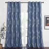 imageNICETOWN Blackout Curtain Panels 72 inches  Light Reducing Thermal Insulated Solid Grommet Blackout CurtainsPanelsDrapes for Living RoomNurseryKids Room Set of 2 52 inches by 72 Inch Black1  Stone Blue