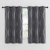 imageNICETOWN Blackout Curtain Panels 72 inches  Light Reducing Thermal Insulated Solid Grommet Blackout CurtainsPanelsDrapes for Living RoomNurseryKids Room Set of 2 52 inches by 72 Inch Black1  Grey