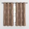imageNICETOWN Blackout Curtain Panels 72 inches  Light Reducing Thermal Insulated Solid Grommet Blackout CurtainsPanelsDrapes for Living RoomNurseryKids Room Set of 2 52 inches by 72 Inch Black1  Cappuccino