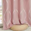 imageNICETOWN Blackout Curtain Panels 72 inches  Light Reducing Thermal Insulated Solid Grommet Blackout CurtainsPanelsDrapes for Living RoomNurseryKids Room Set of 2 52 inches by 72 Inch Black100 Blackout  Pink
