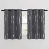 imageNICETOWN Blackout Curtain Panels 72 inches  Light Reducing Thermal Insulated Solid Grommet Blackout CurtainsPanelsDrapes for Living RoomNurseryKids Room Set of 2 52 inches by 72 Inch Black1  Grey