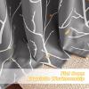 imageNICETOWN Blackout Curtain Panels 72 inches  Light Reducing Thermal Insulated Solid Grommet Blackout CurtainsPanelsDrapes for Living RoomNurseryKids Room Set of 2 52 inches by 72 Inch BlackGreywhite