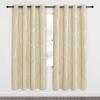 imageNICETOWN Blackout Curtain Panels 72 inches  Light Reducing Thermal Insulated Solid Grommet Blackout CurtainsPanelsDrapes for Living RoomNurseryKids Room Set of 2 52 inches by 72 Inch Black1  Biscotti Beige
