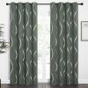 imageNICETOWN Blackout Curtain Panels 72 inches  Light Reducing Thermal Insulated Solid Grommet Blackout CurtainsPanelsDrapes for Living RoomNurseryKids Room Set of 2 52 inches by 72 Inch Black1  Dark Mallard