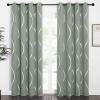 imageNICETOWN Blackout Curtain Panels 72 inches  Light Reducing Thermal Insulated Solid Grommet Blackout CurtainsPanelsDrapes for Living RoomNurseryKids Room Set of 2 52 inches by 72 Inch Black1  Greyish Green