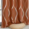 imageNICETOWN Blackout Curtain Panels 72 inches  Light Reducing Thermal Insulated Solid Grommet Blackout CurtainsPanelsDrapes for Living RoomNurseryKids Room Set of 2 52 inches by 72 Inch Black1  Burnt Orange