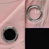 imageNICETOWN Blackout Curtain Panels 72 inches  Light Reducing Thermal Insulated Solid Grommet Blackout CurtainsPanelsDrapes for Living RoomNurseryKids Room Set of 2 52 inches by 72 Inch Black100 Blackout  Pink